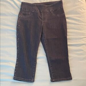 Women’s Lee Petites Slim Fit Sculpting Mid Rise Capris, Size 6